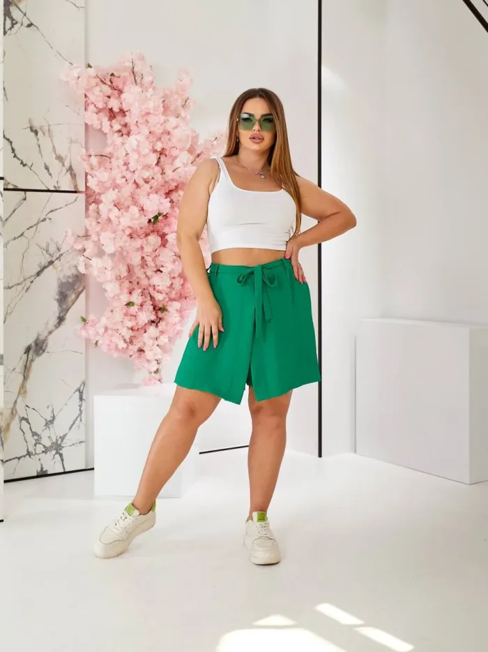 Шорти-спідниця на запах - Зображення 5