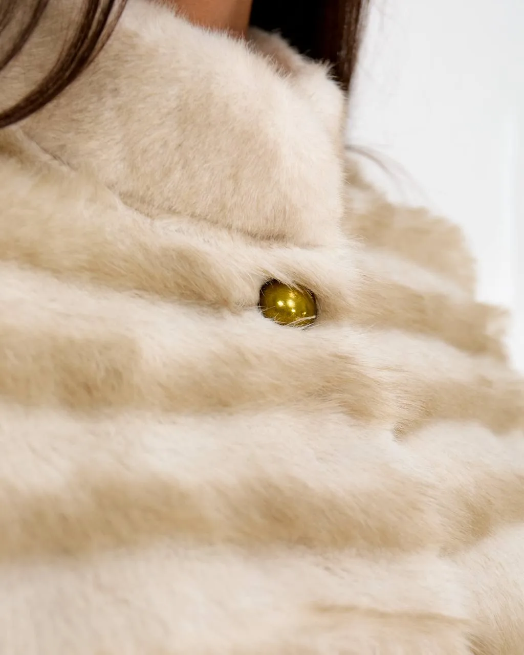 Жіноча коротка шубка зі штучної норки 46–54 | Мокко, Коричнева, Сіра - Зображення 7