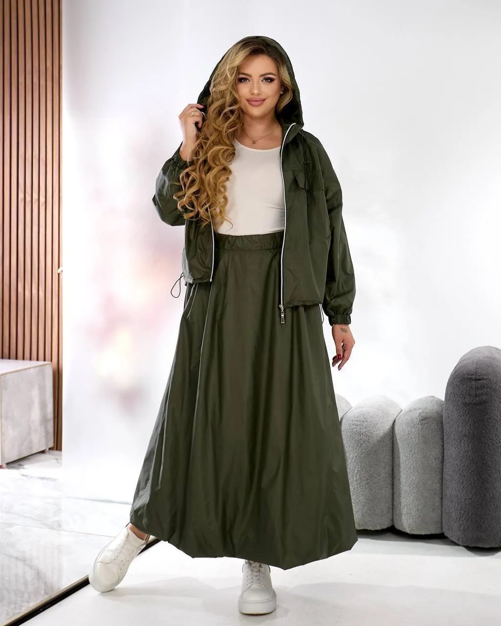 Костюм 2-ка: вітрівка + спідниця - Зображення 5