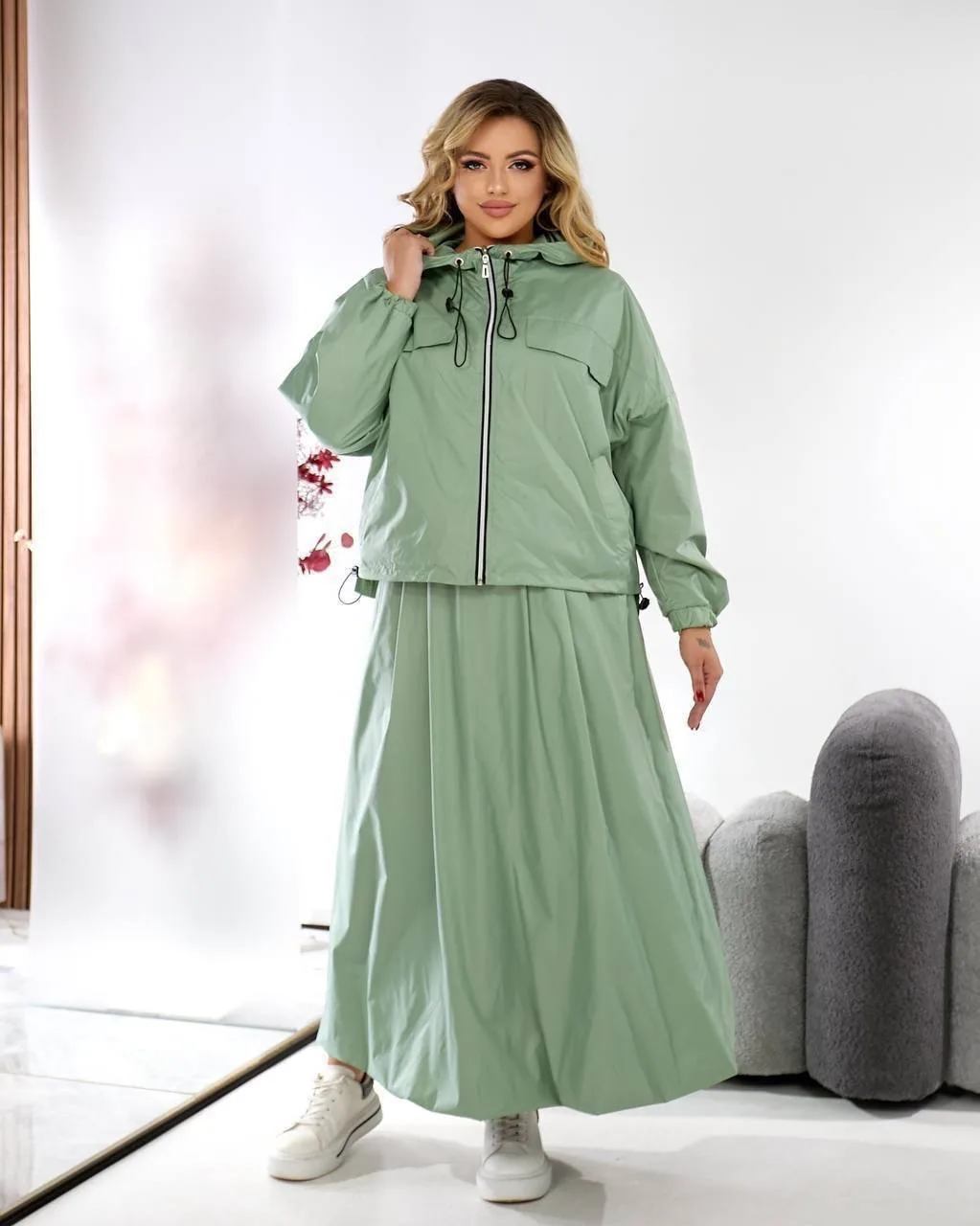 Костюм 2-ка: вітрівка + спідниця - Зображення 6