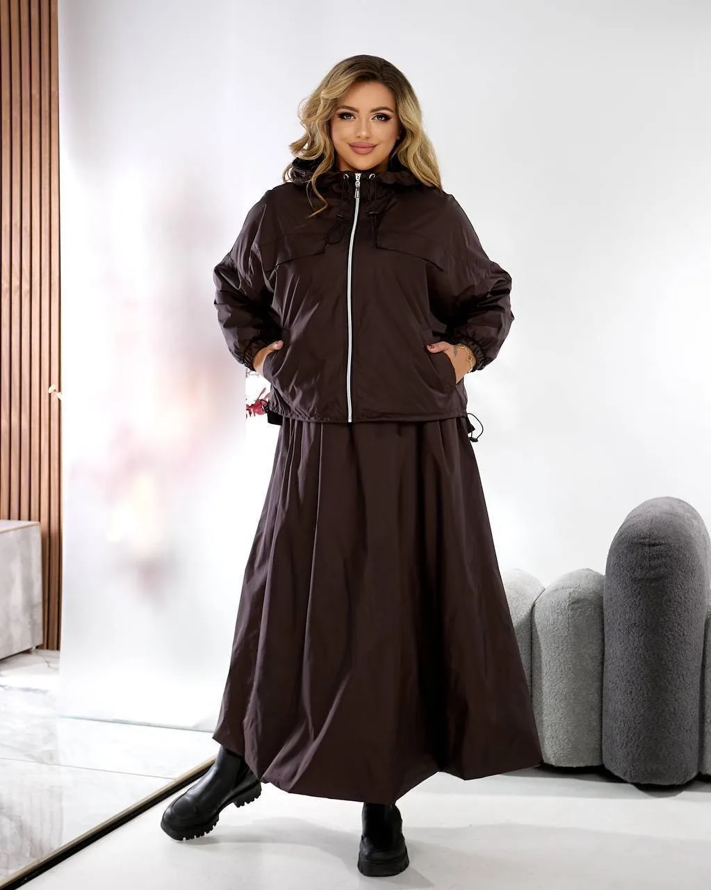 Костюм 2-ка: вітрівка + спідниця - Зображення 7