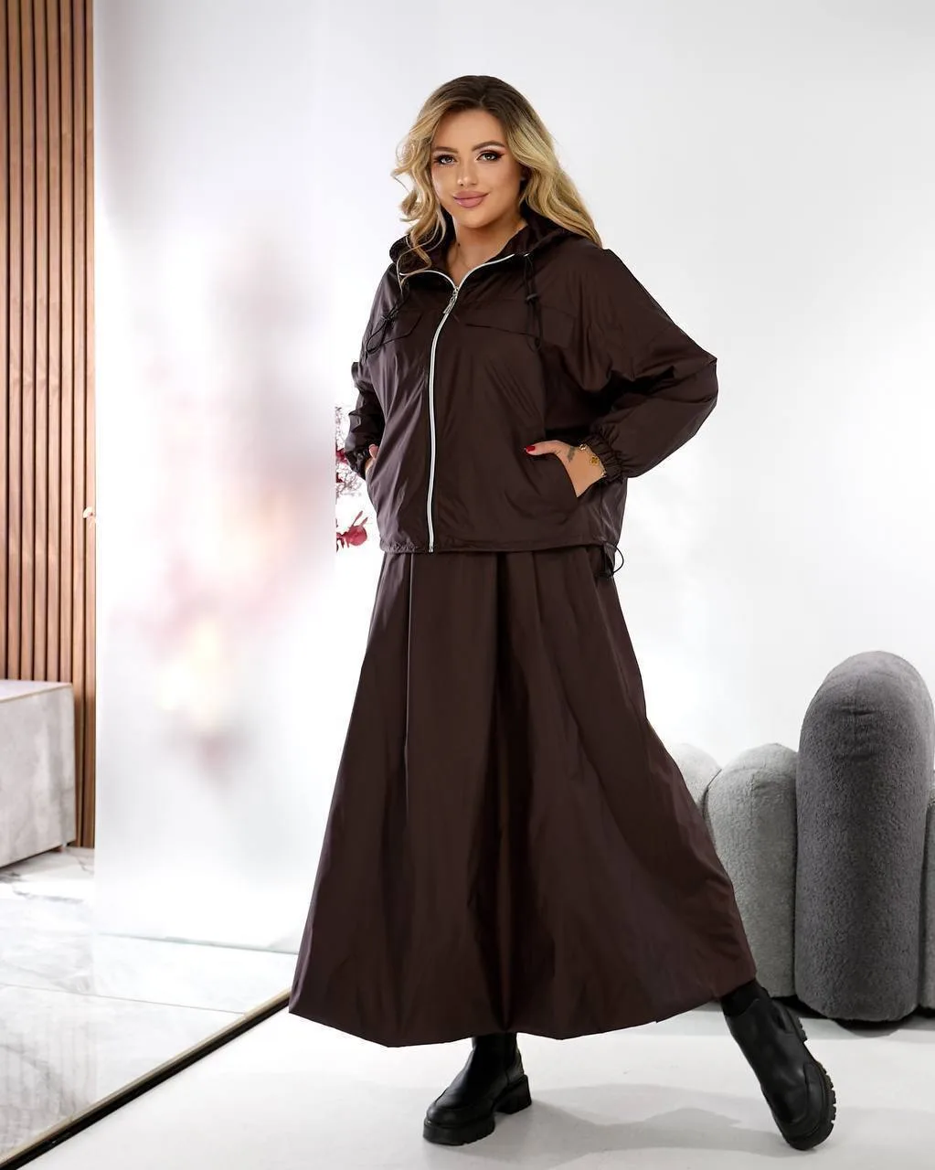 Костюм 2-ка: вітрівка + спідниця - Зображення 6