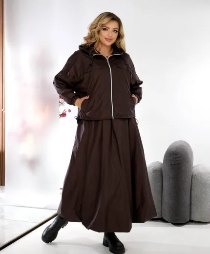 Костюм 2-ка: вітрівка + спідниця