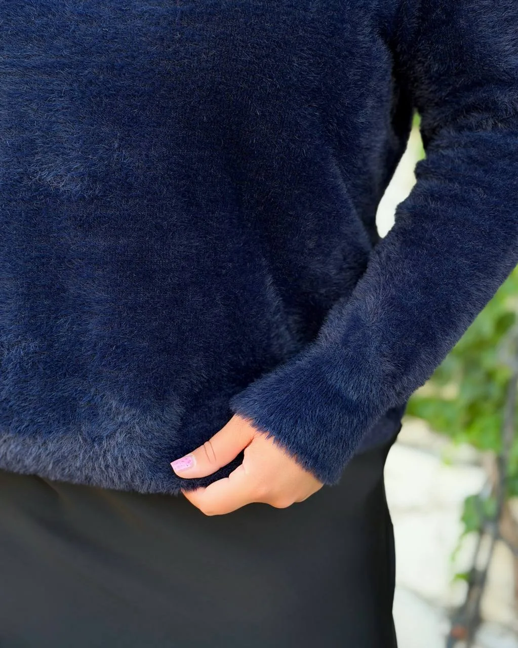 Гольф з ангори Soft — комфортний базовий светр оверсайз - Зображення 5